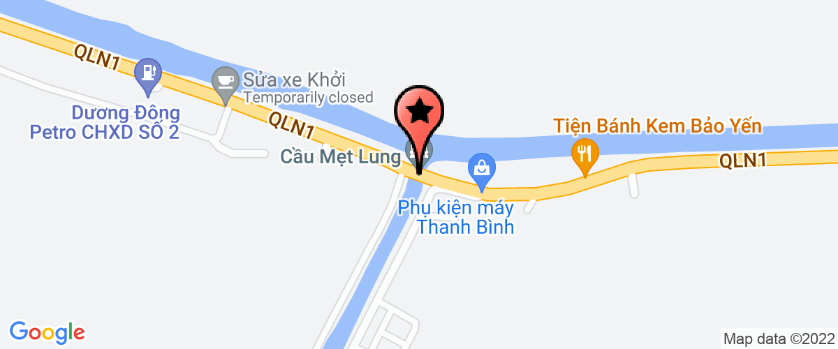 Bản đồ đến địa chỉ Công Ty Trách Nhiệm Hữu Hạn Một Thành Viên Đại Phước Thuận Kiên Giang