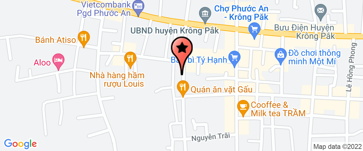 Bản đồ đến địa chỉ Công Ty TNHH Vật Tư Nông Nghiệp Tây Nguyên Xanh