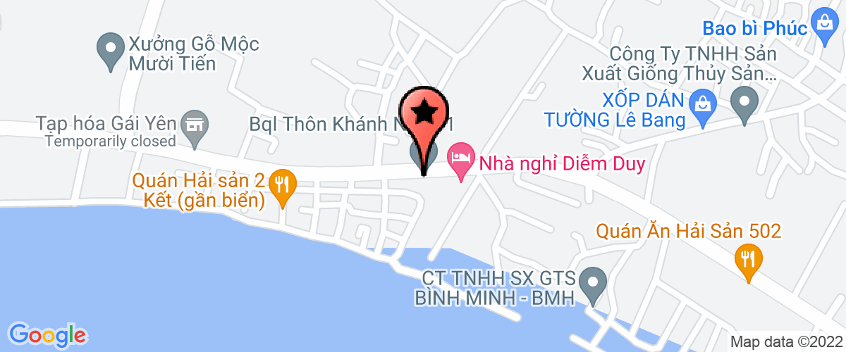 Bản đồ đến địa chỉ Chi Nhánh Công Ty TNHH Đầu Tư Thủy Sản Nam Phú Cường