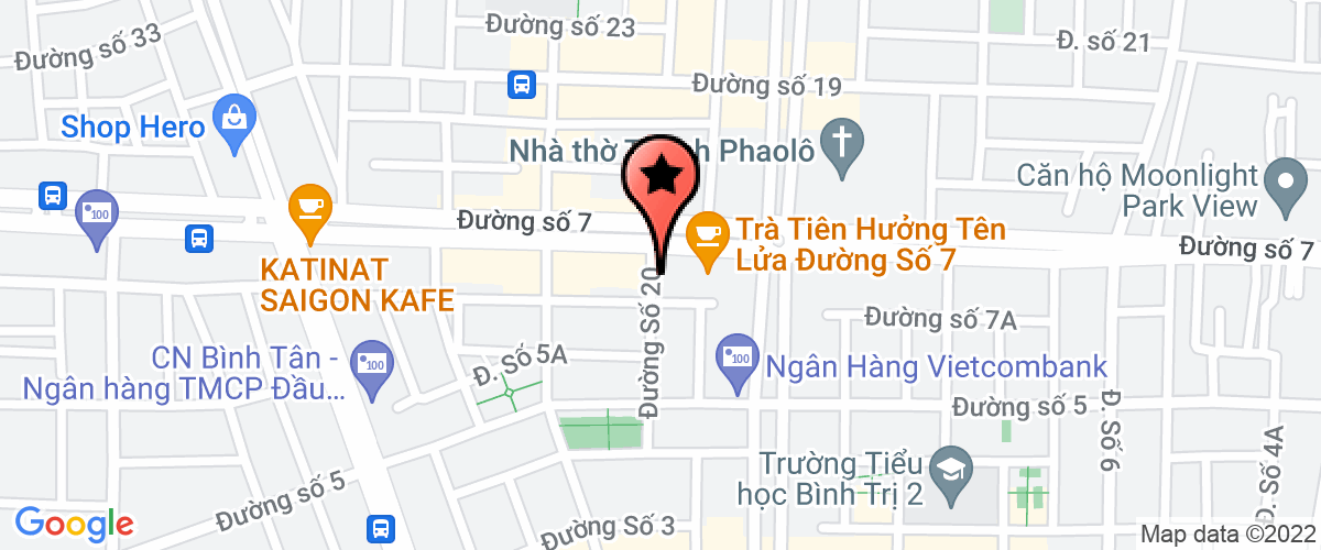 Bản đồ đến địa chỉ Công Ty TNHH Xây Dựng Thương Mại Bình Tân