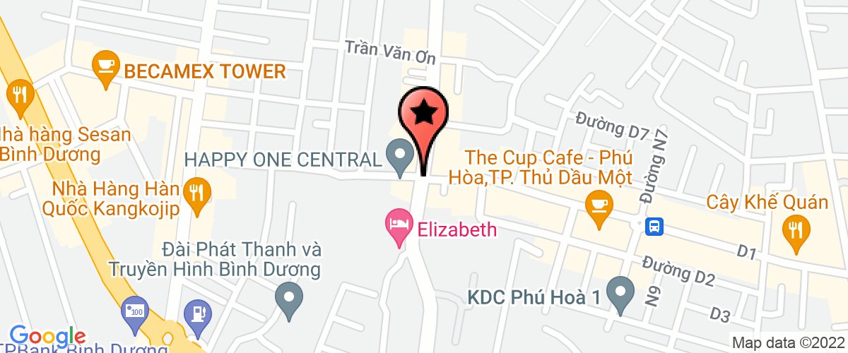 Bản đồ đến địa chỉ Công Ty TNHH Một Thành Viên Dịch Vụ Thương Mại Thành Thành Tín
