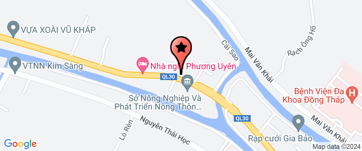 Bản đồ đến địa chỉ Chi Nhánh Công Ty Cổ Phần Bảo Vệ Thực Vật An Giang Tại Đồng Tháp