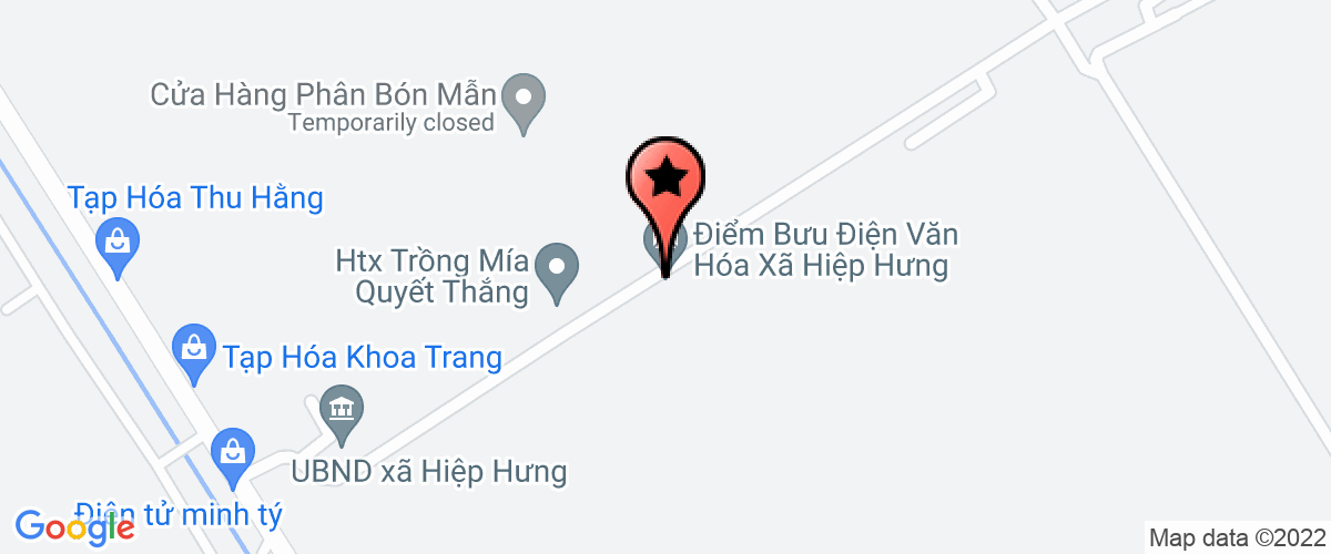 Bản đồ đến địa chỉ UBND xã Hiệp Hưng