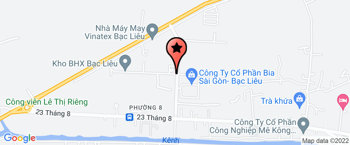 Bản đồ đến địa chỉ CTy TNHH Chế Biến Thuỷ Sản và  Xuất Nhập Khẩu Tân Phú Cường