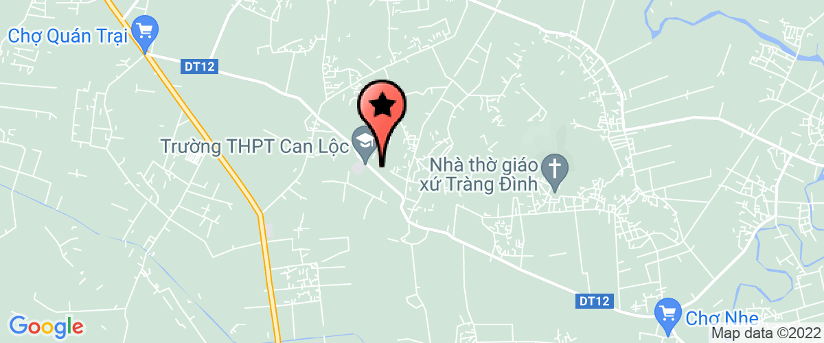 Bản đồ đến địa chỉ Trường THPT Can Lộc