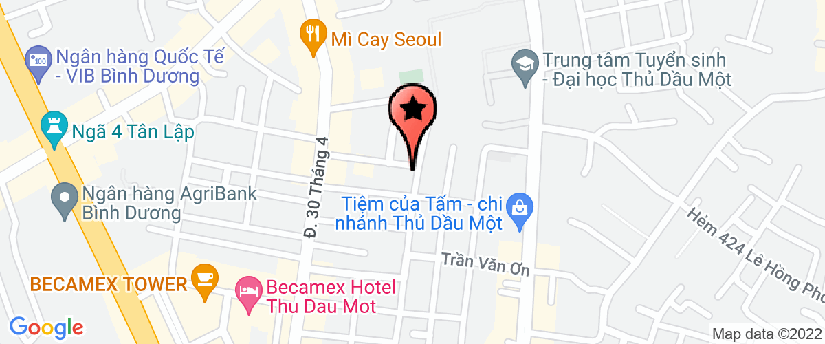 Bản đồ đến địa chỉ Công ty TNHH SX - DV - TM Hoàng Ân