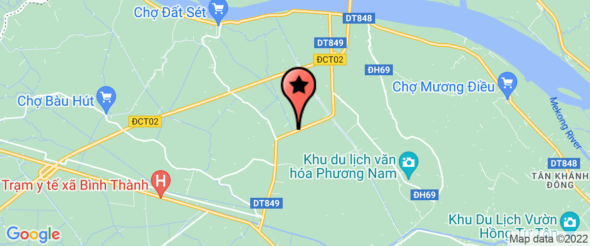 Bản đồ đến địa chỉ Công Ty TNHH Môi Trường Đồng Bằng Sông Mê Kông