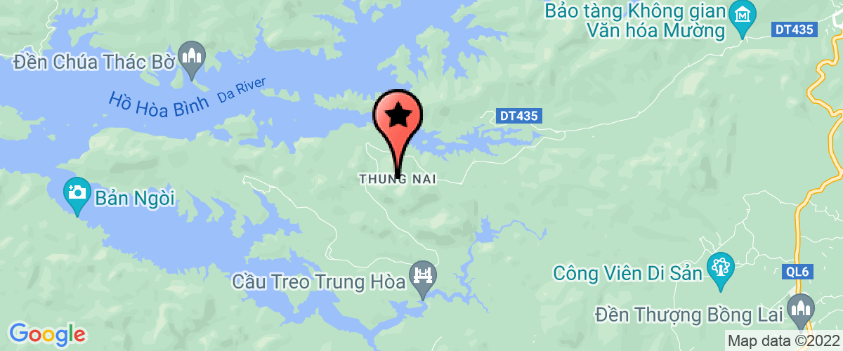 Bản đồ đến địa chỉ Uỷ ban nhân dân    xã Thung nai