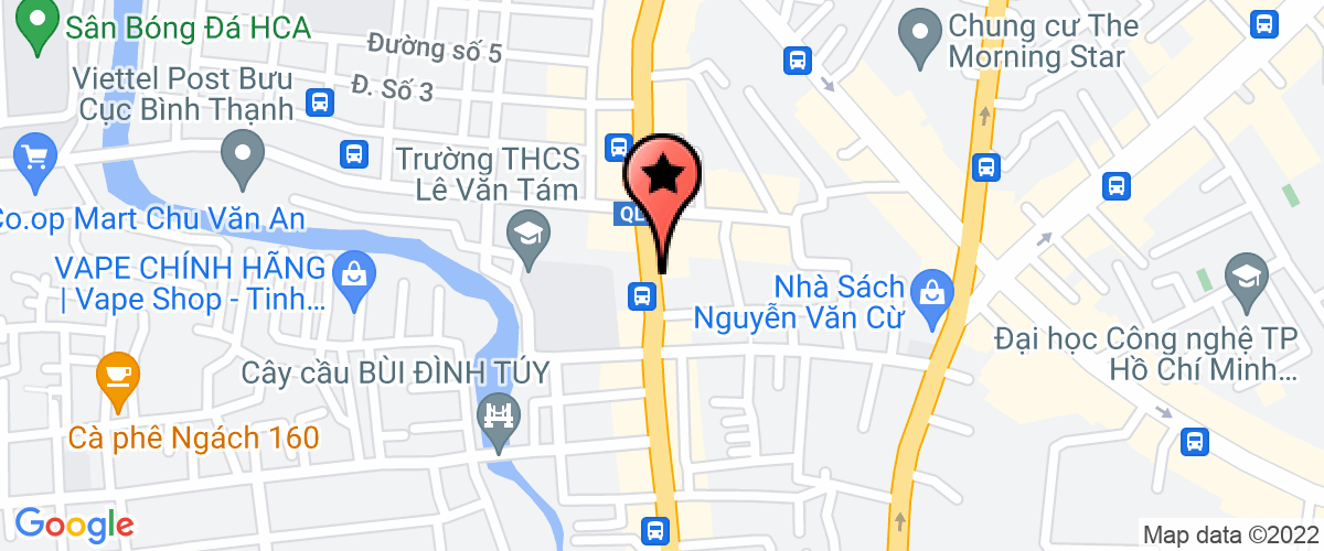Bản đồ đến địa chỉ Công Ty TNHH Thiết Kế - Trang Trí Nội Ngoại Thất Bbm
