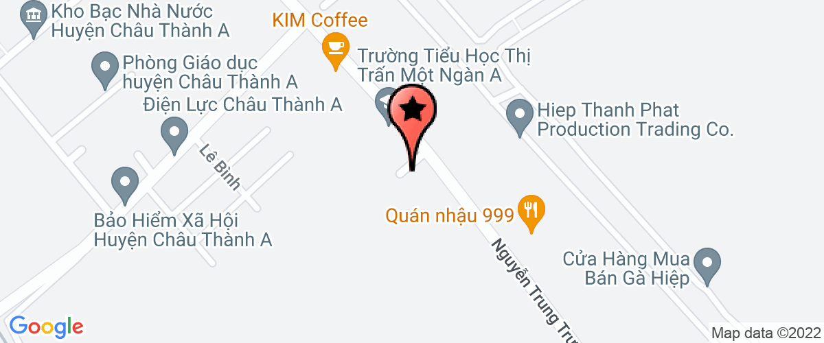 Bản đồ đến địa chỉ Trung Tâm Y Tế Huyện Châu Thành A