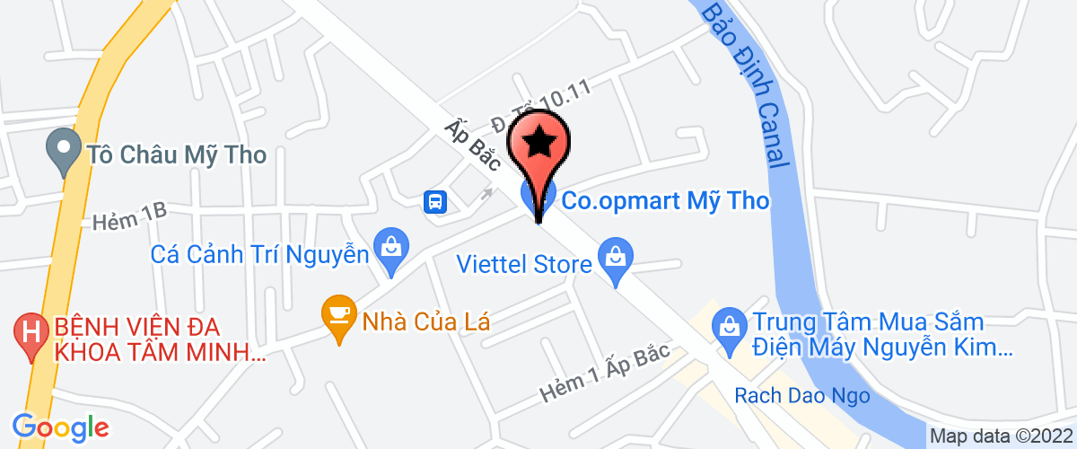 Bản đồ đến địa chỉ Chi Nhánh Công Ty TNHH Thế Giới Kim Cương Tại Tiền Giang