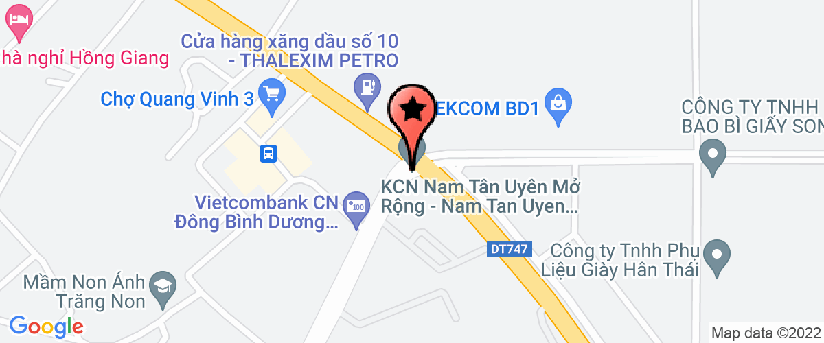 Bản đồ đến địa chỉ Công ty TNHH Sản Xuất Thương Mại Dịch Vụ Nhật Quang