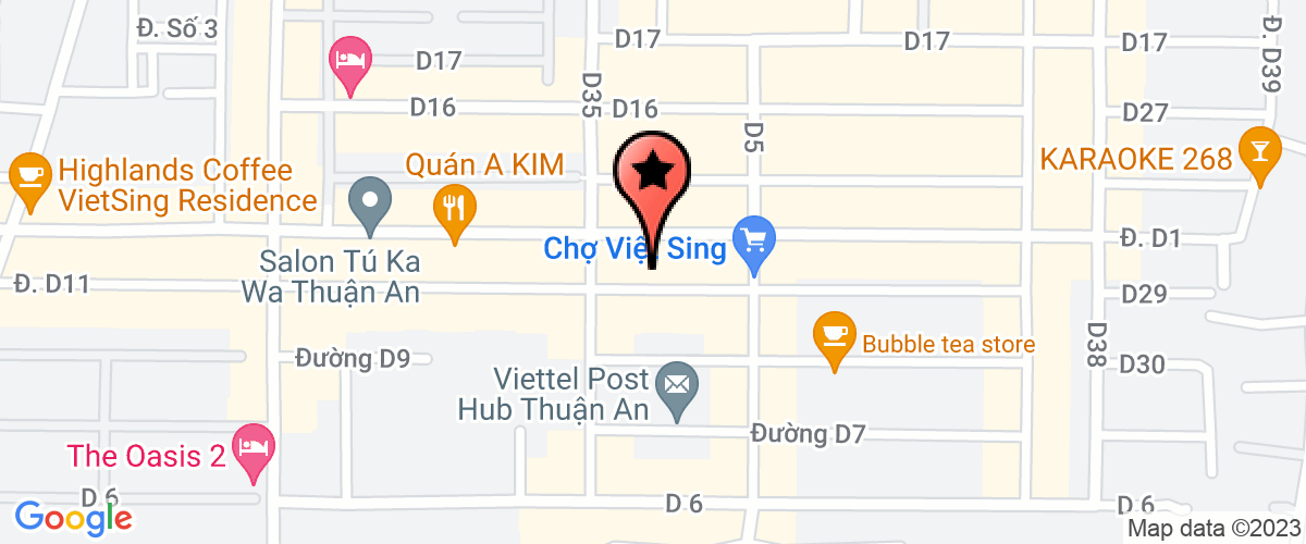 Bản đồ đến địa chỉ Công Ty TNHH Đầu Tư Hoàng Thái