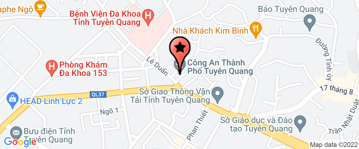 Bản đồ đến địa chỉ Công Ty Trách Nhiệm Hữu Hạn Tư Vấn Xây Dựng Quang Anh