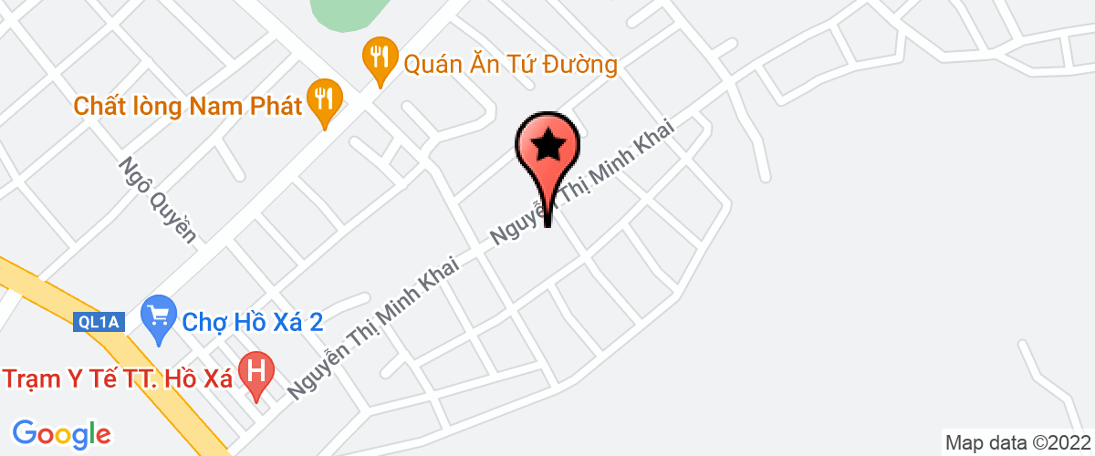 Bản đồ đến địa chỉ Công Ty Trách Nhiệm Hữu Hạn Một Thành Viên Vượng Thiên