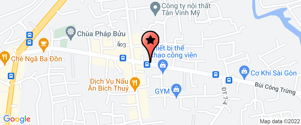 Bản đồ đến địa chỉ Công Ty TNHH In Bao Bì Bính Thành