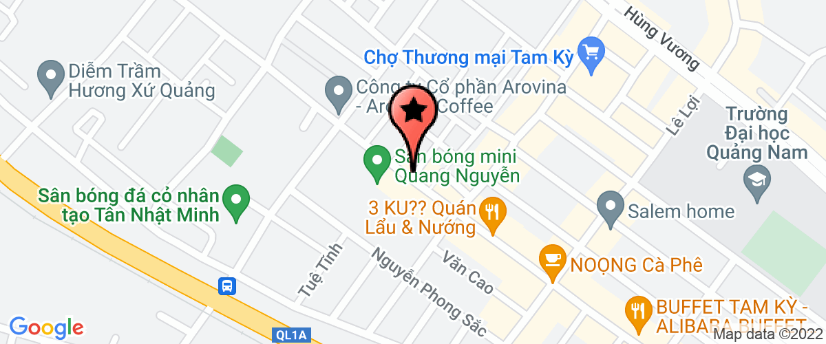 Bản đồ đến địa chỉ Công Ty TNHH Dịch Vụ Và Thương Mại Sơn Mỹ Quảng Nam