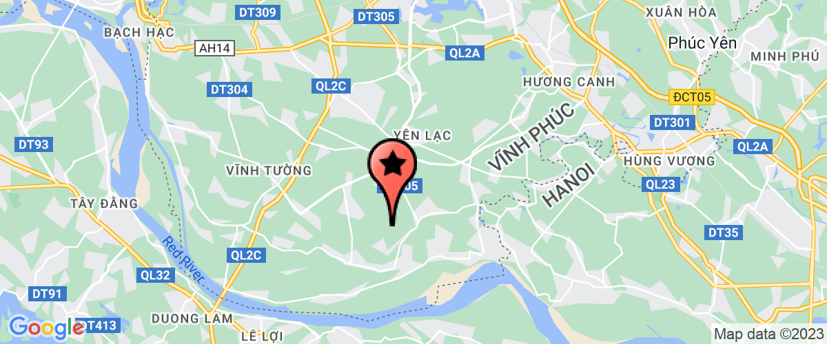 Bản đồ đến địa chỉ Chi Nhánh Vĩnh Phúc - Công Ty Cổ Phần Thành Phát Hưng Yên