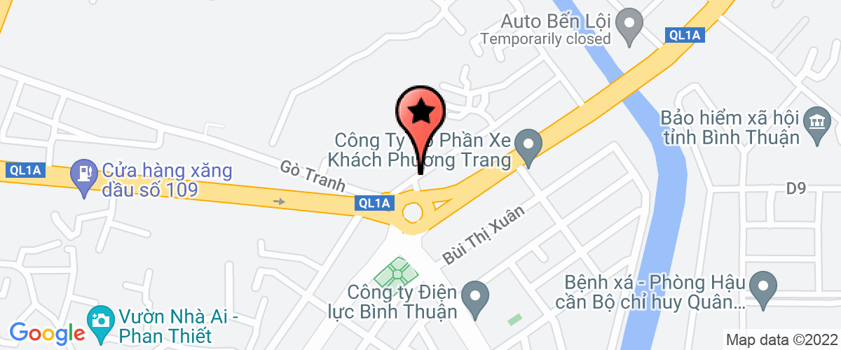 Bản đồ đến địa chỉ Công Ty TNHH Dịch Vụ - Vận Tải Minh Phát Bình Thuận