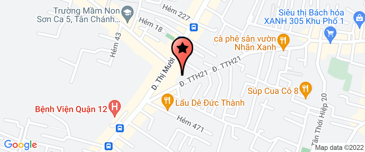 Bản đồ đến địa chỉ Công Ty TNHH Thương Mại Dịch Vụ Sản Xuất Trang Trí Nội Thất Thành Gia Trang