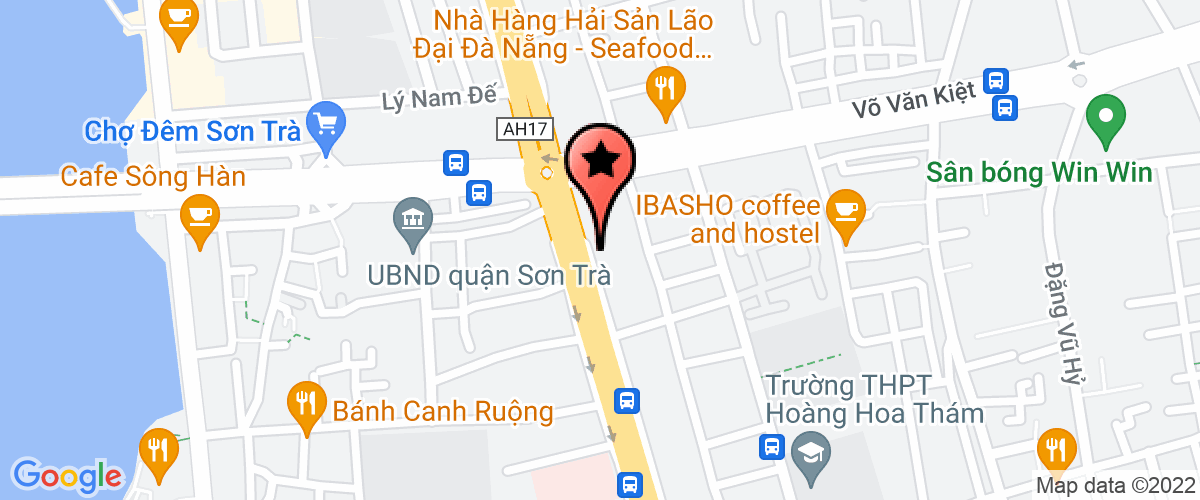 Bản đồ đến địa chỉ Công Ty TNHH MTV Tư Vấn Và Môi Giới Bất Động Sản Tầm Nhìn Đà Nẵng