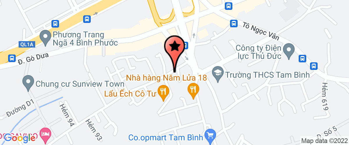 Bản đồ đến địa chỉ Công Ty TNHH Thương Mại Xuất Nhập Khẩu Phương Như Pnc