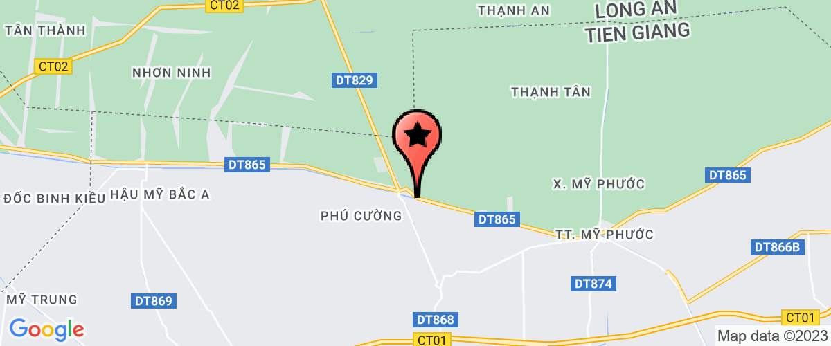 Bản đồ đến địa chỉ Chi Nhánh Công Ty TNHH Sao Mai Việt Nam Tại Tiền Giang