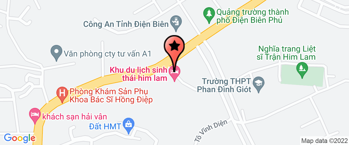 Bản đồ đến địa chỉ Công Ty TNHH Tư Vấn & Đầu Tư Xây Dựng Architype Điện Biên