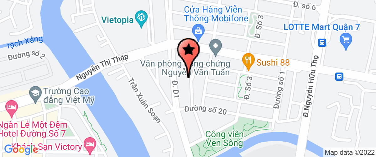 Bản đồ đến địa chỉ Công Ty TNHH Thương Mại Dịch Vụ Du Lịch T&m