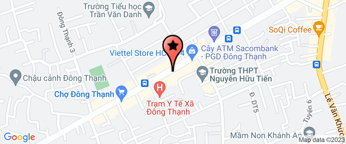 Bản đồ đến địa chỉ Chi Nhánh Công Ty TNHH Một Thành Viên Thực Phẩm Saigon Co.Op - Cửa Hàng Co.Op Food Đông Thạnh