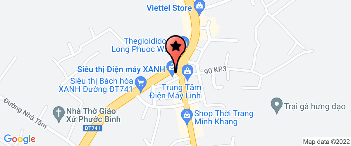 Bản đồ đến địa chỉ Công Ty TNHH Một Thành Viên Trạm Xăng Dầu Thác Mai