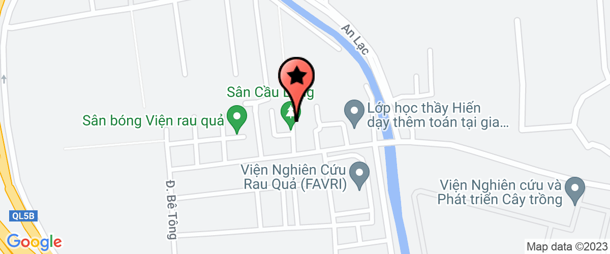 Bản đồ đến địa chỉ Công Ty TNHH Tư Vấn Dịch Vụ Thương Mại Phát Triển Nông Nghiệp Bền Vững