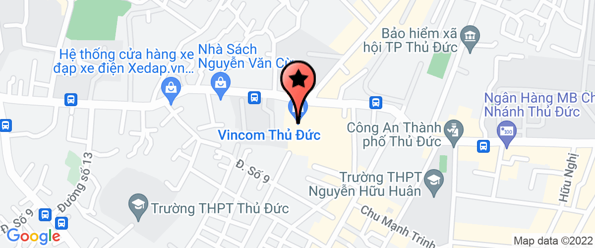 Bản đồ đến địa chỉ Công Ty TNHH Sản Xuất Thương Mại Dịch Vụ Phương Việt Thủ Đức
