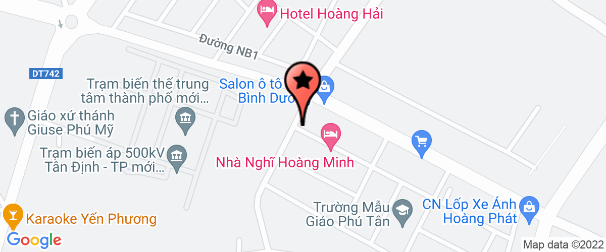 Bản đồ đến địa chỉ Công Ty TNHH Một Thành Viên Dương Ngọc Hằng