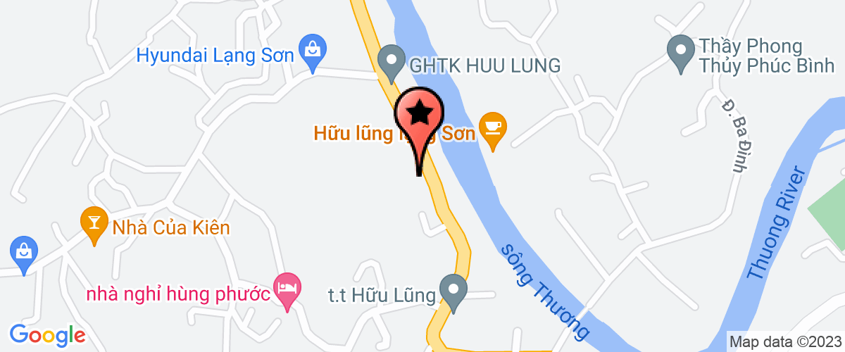 Bản đồ đến địa chỉ Chi Nhánh Công Ty Cổ Phần Ngân Sơn Tại Huyện Hữu Lũng, Tỉnh Lạng Sơn