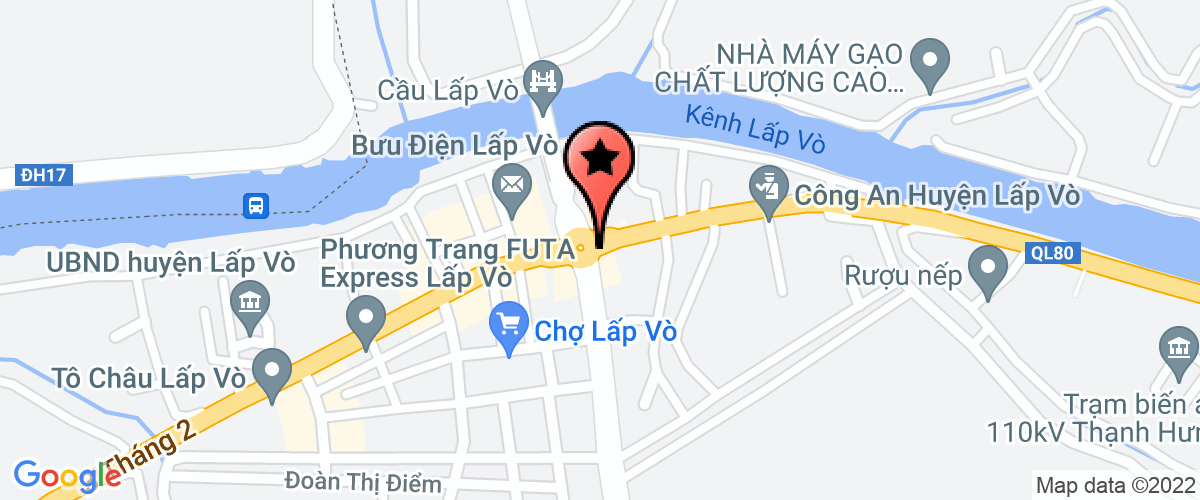 Bản đồ đến địa chỉ Công Ty TNHH  Khai Thác Cát Định Thành