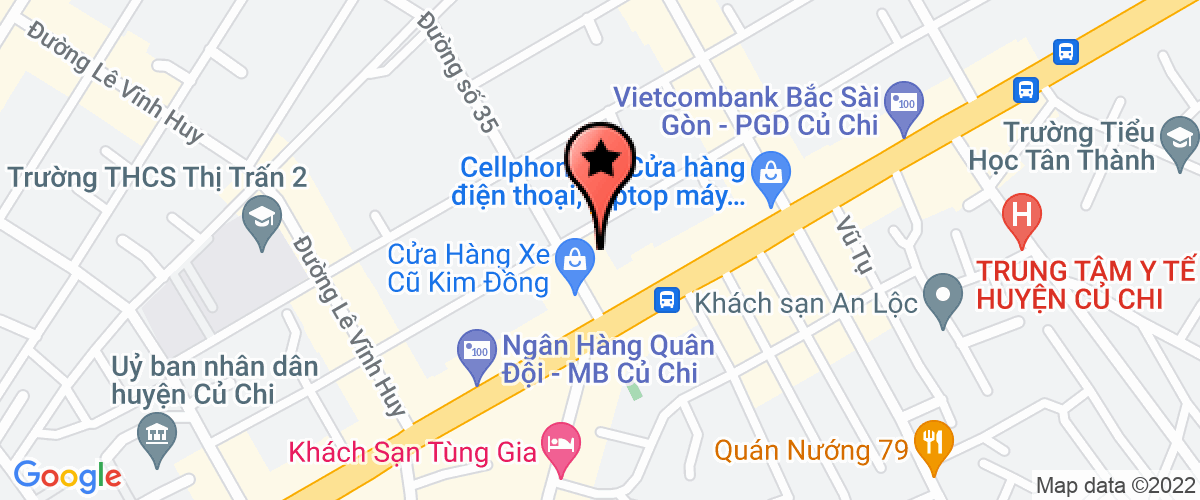 Bản đồ đến địa chỉ Công Ty TNHH Một Thành Viên Đầu Tư Quốc Tế Kim Lợi