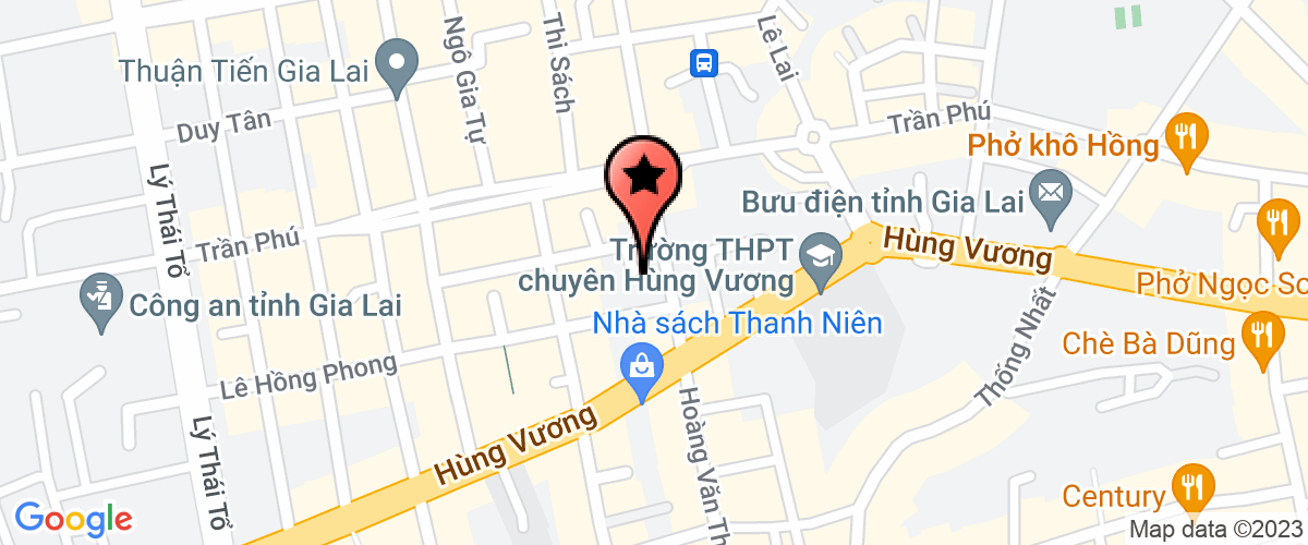 Bản đồ đến địa chỉ Văn Phòng Đại Diện Công Ty Cổ Phần Sản Xuất Và Thương Mại Đại Hưng 668 Tại Gia Lai