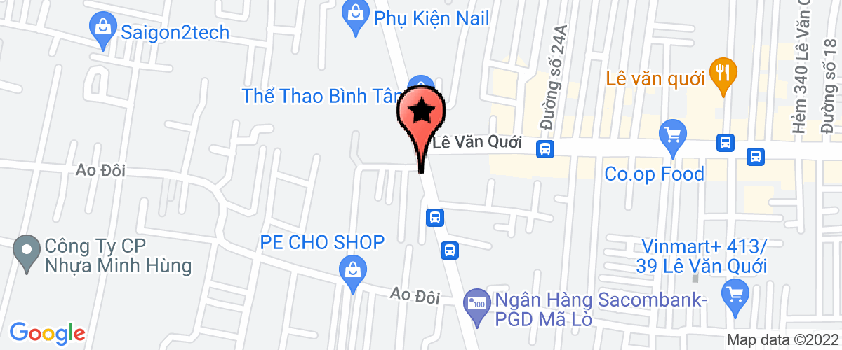 Bản đồ đến địa chỉ Hội Sinh Vật Cảnh Quận Bình Tân
