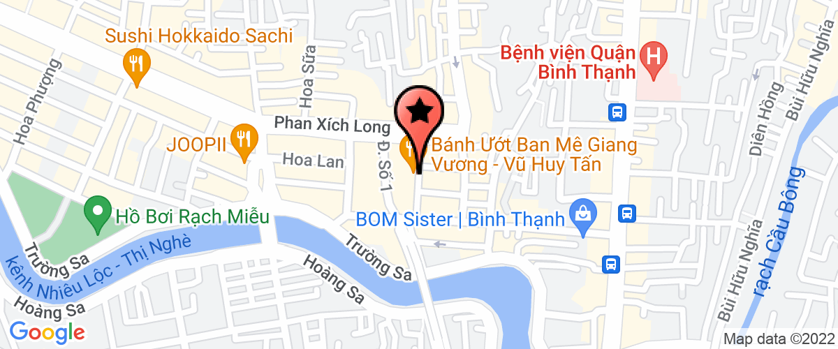 Bản đồ đến địa chỉ Công Ty TNHH Một Thành Viên Giặt ủi Thành Thái