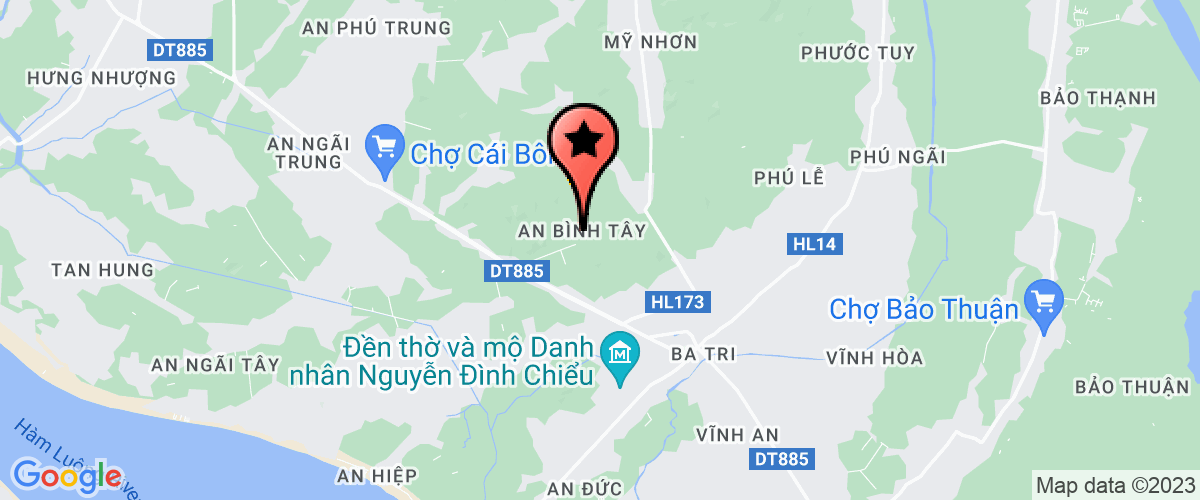 Bản đồ đến địa chỉ UBND Xã An Bình Tây