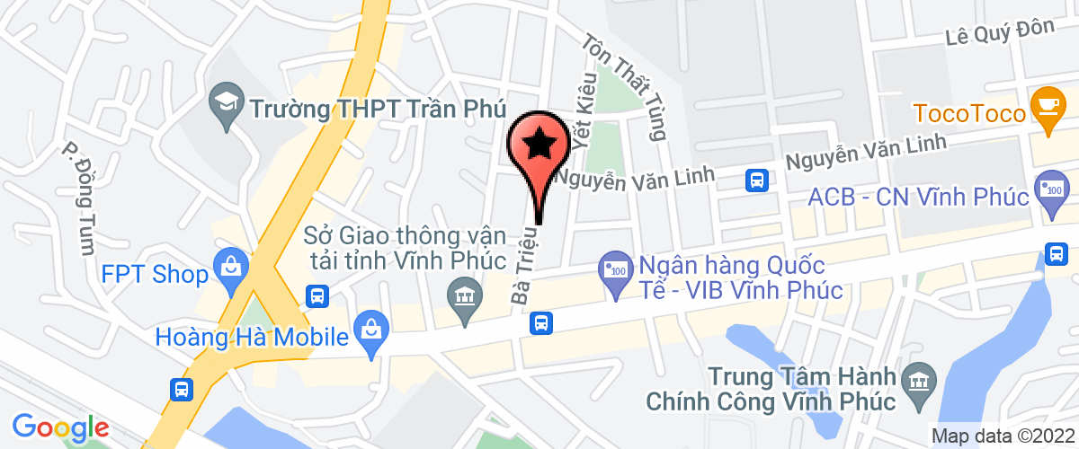 Bản đồ đến địa chỉ Công ty TNHH Tùng Hường