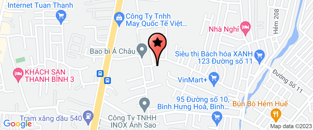 Bản đồ đến địa chỉ Công Ty TNHH Sản Xuất Thương Mại Dịch Vụ 6969