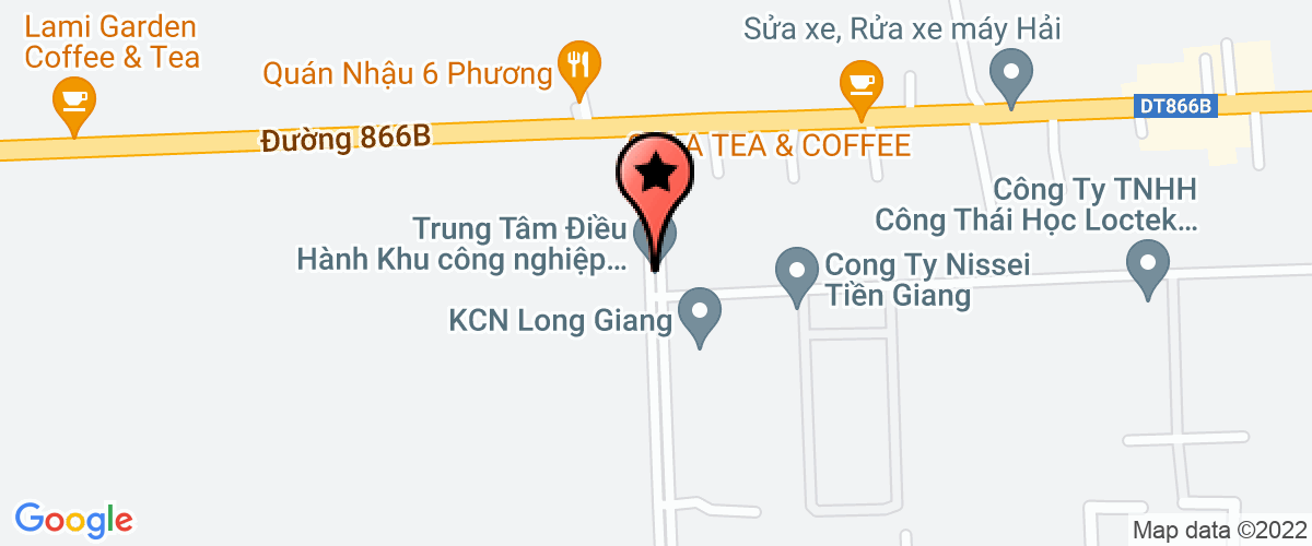 Bản đồ đến địa chỉ Công Ty TNHH Công Nghiệp Yegin Vina (Hình Thức Sản Xuất Chế Xuất))
