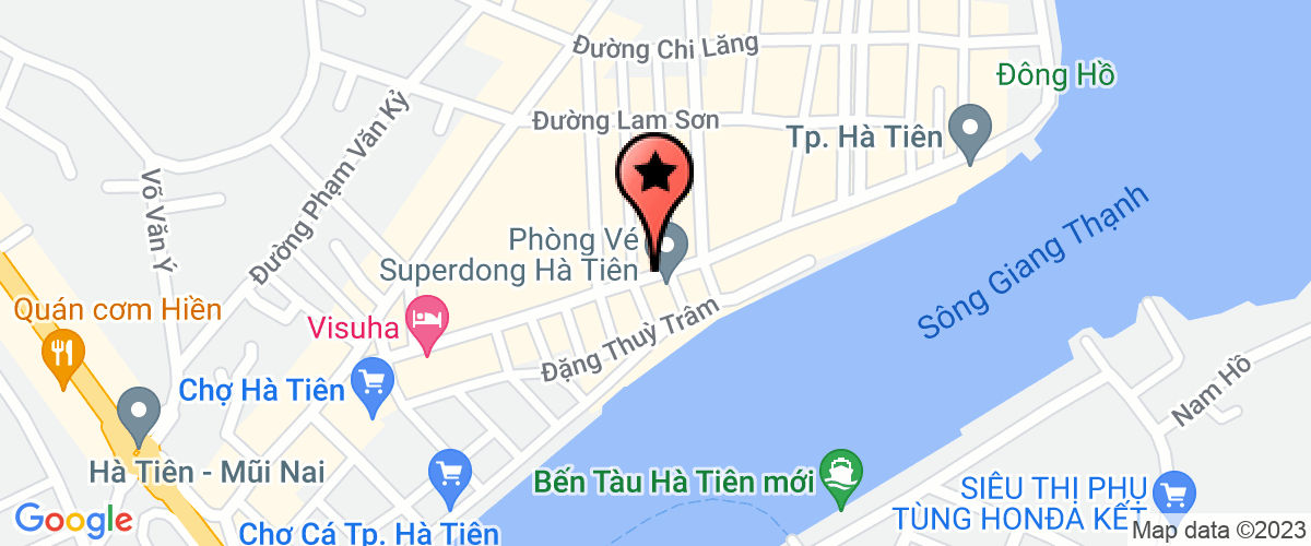 Bản đồ đến địa chỉ Công Ty Tràch Nhiệm Hữu Hạn Sài Gòn - Hà Tiên