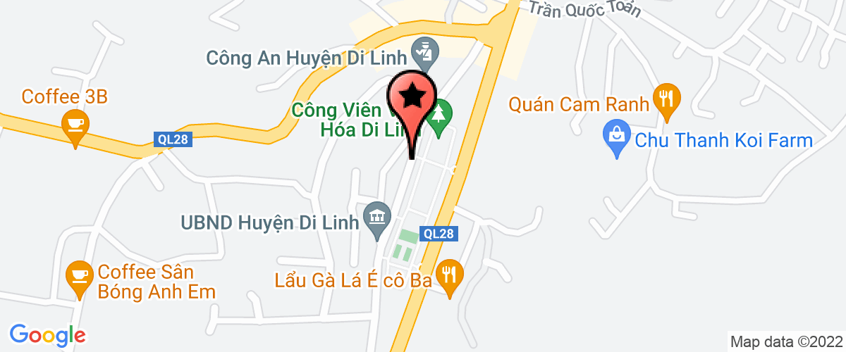 Bản đồ đến địa chỉ Văn Phòng Đăng Ký Quyền Sử Dụng Đất Huyện Di Linh