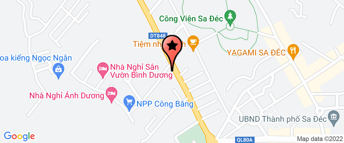 Bản đồ đến địa chỉ Công Ty Trách Nhiệm Hữu Hạn Một Thành Viên ăn Uống Hồng Nhung