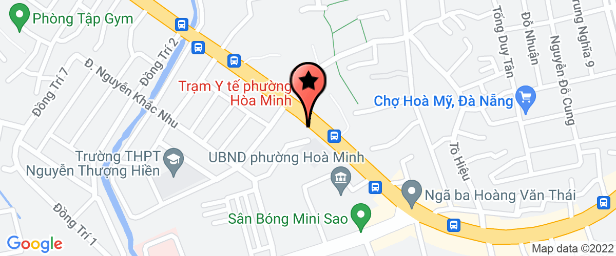 Bản đồ đến địa chỉ Công Ty Cổ Phần Tư Vấn Thiết Kế Xây Dựng Giao Thông Công Chính Đà Nẵng