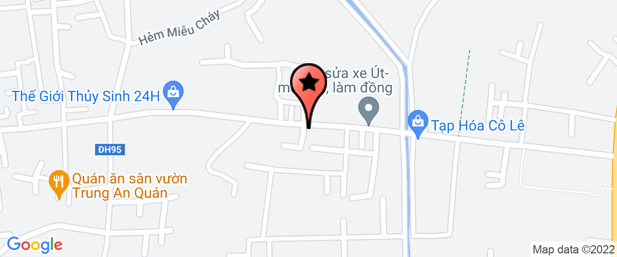 Bản đồ đến địa chỉ Công Ty Trách Nhiệm Hữu Hạn Tư Vấn Thiết Kế Xây Dựng Hồng Long