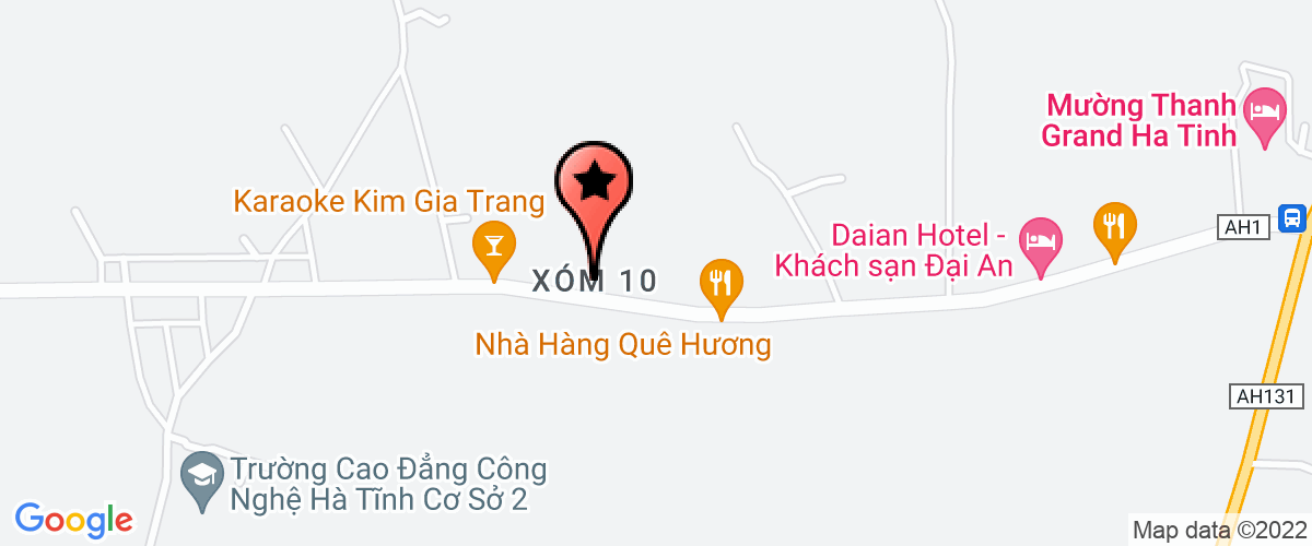 Bản đồ đến địa chỉ Công Ty TNHH Thiên Phú Hưng - Hà Tĩnh